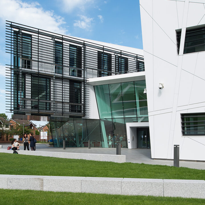 OCRB Exterior showing the front of the building